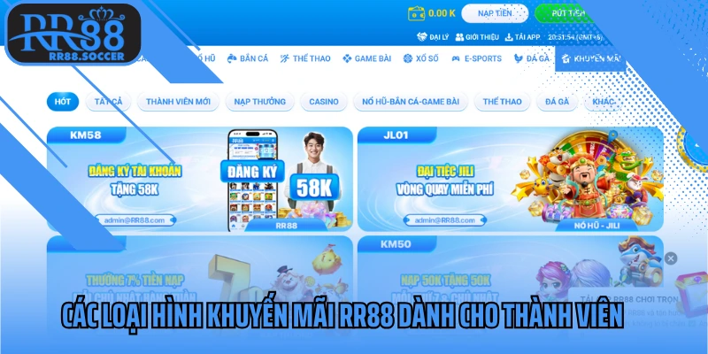 Các loại hình khuyến mãi dành cho thành viên