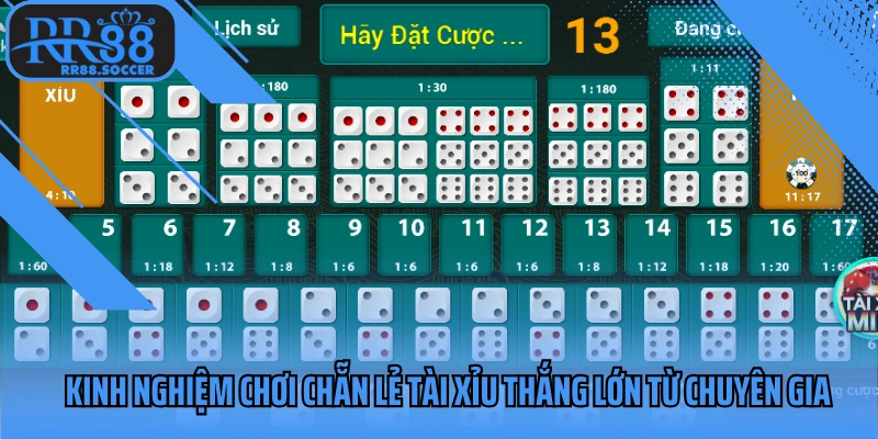 Kinh nghiệm chơi chẵn lẻ tài xỉu thắng lớn từ chuyên gia